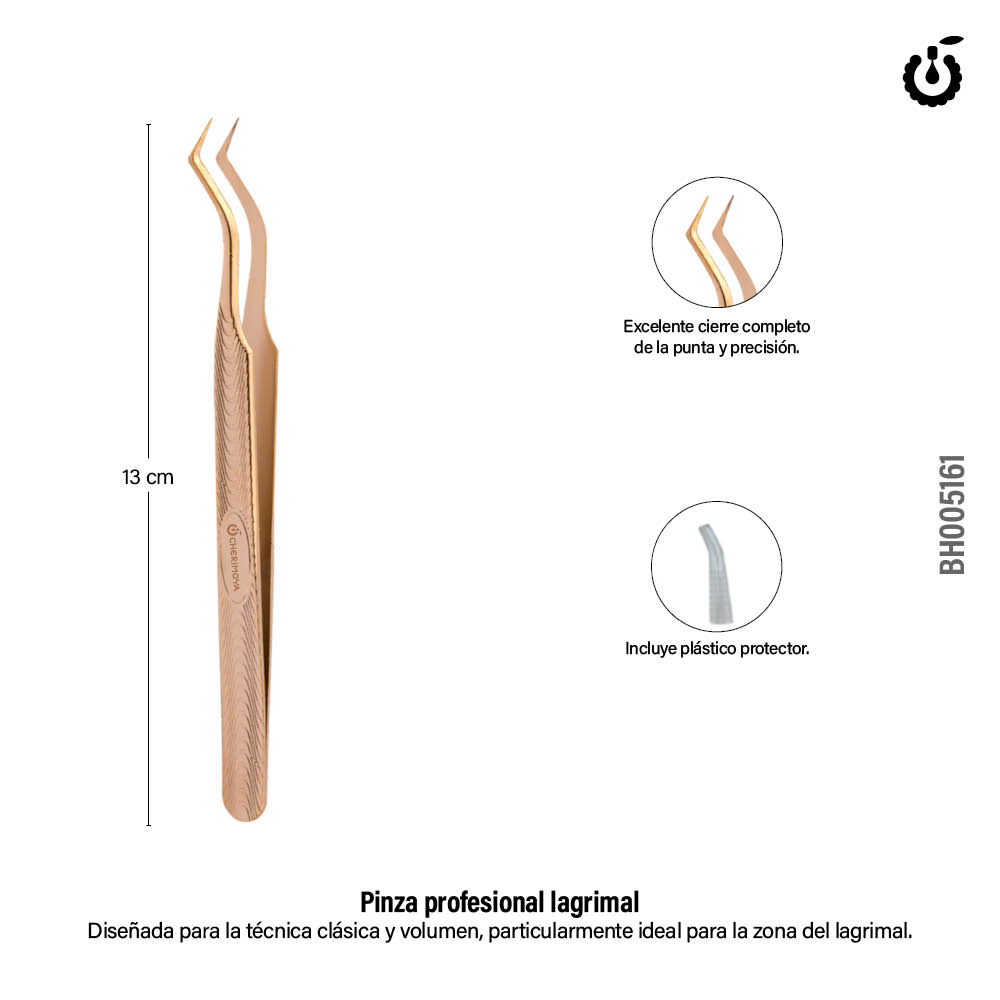 Pinza Forma para lagrimal Dorada (BH005161)