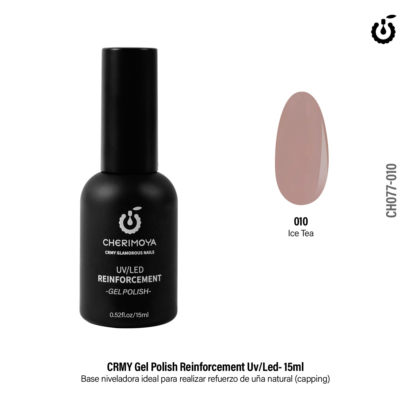 CRMY Gel Polish Reinforcement Ice Tea Translucido Uv/Led 15ml CH077-010