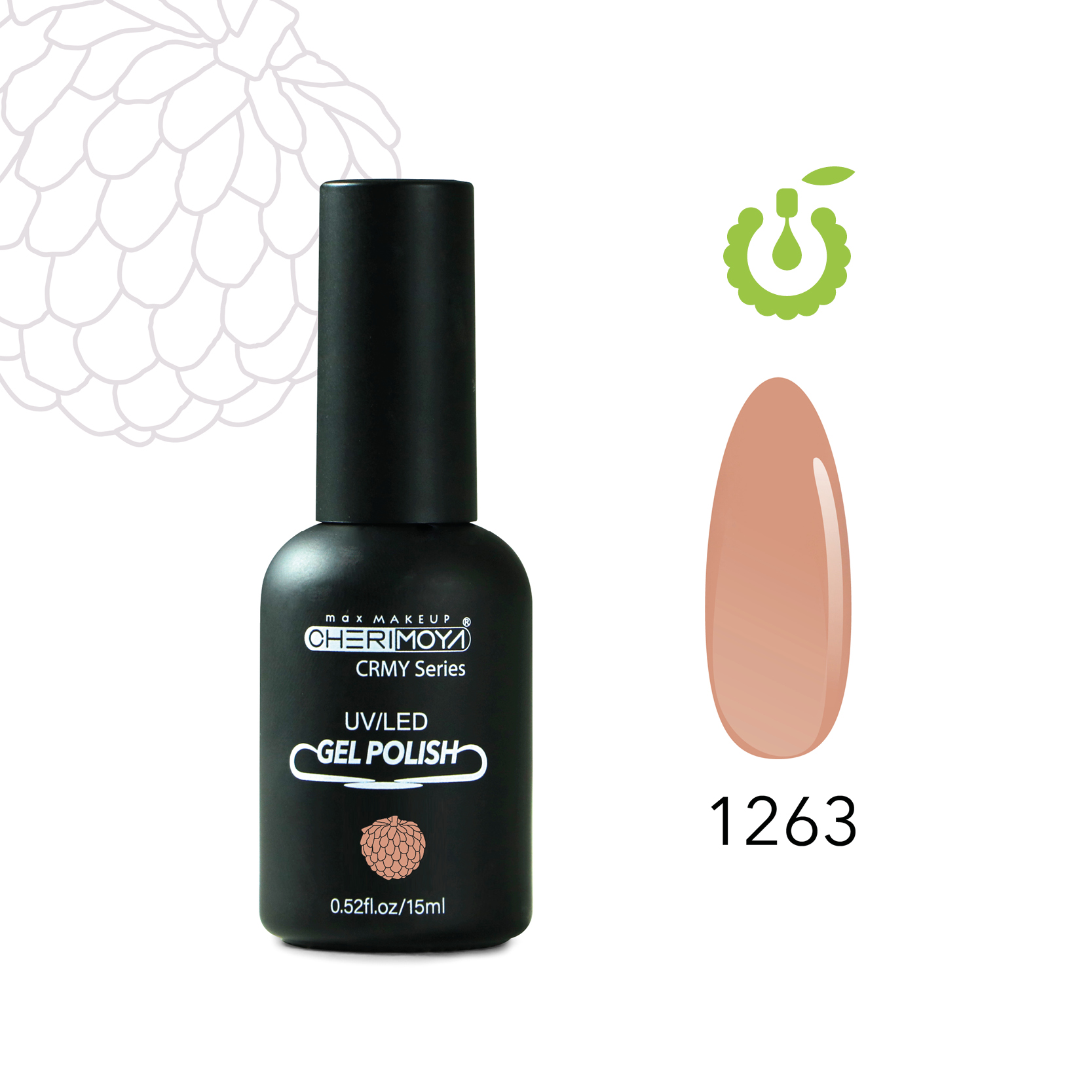 Gel Polish UV/LED CRMY 15ml #A1263 (CH106)