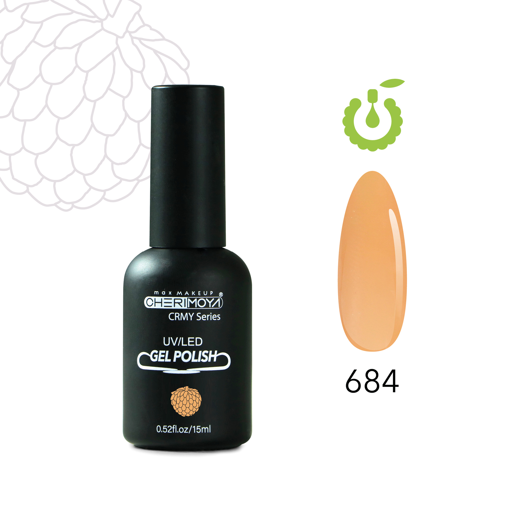 Gel Polish UV/LED CRMY 15ml #A0684 (CH106)
