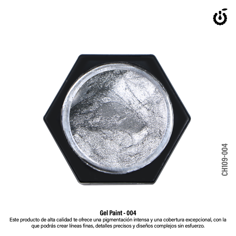 Gel Paint Silver (Plata #004 (CH109)