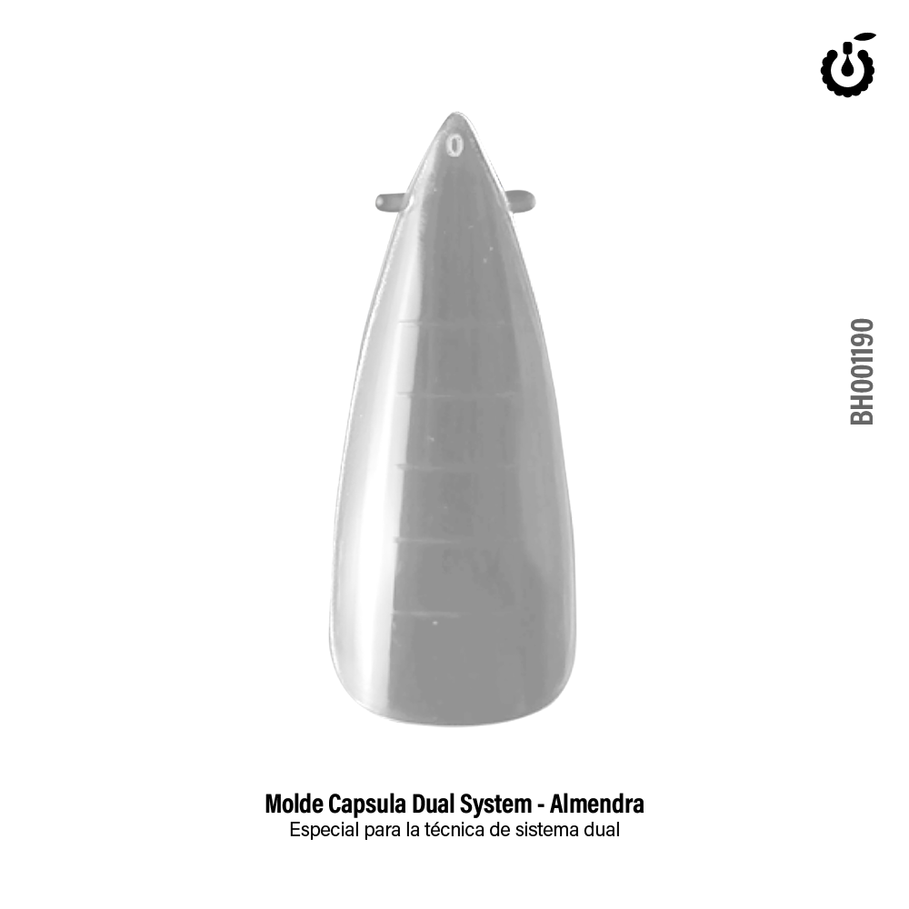 Capsula Dual  System Uñas Escl x120pcs  (BH001190)