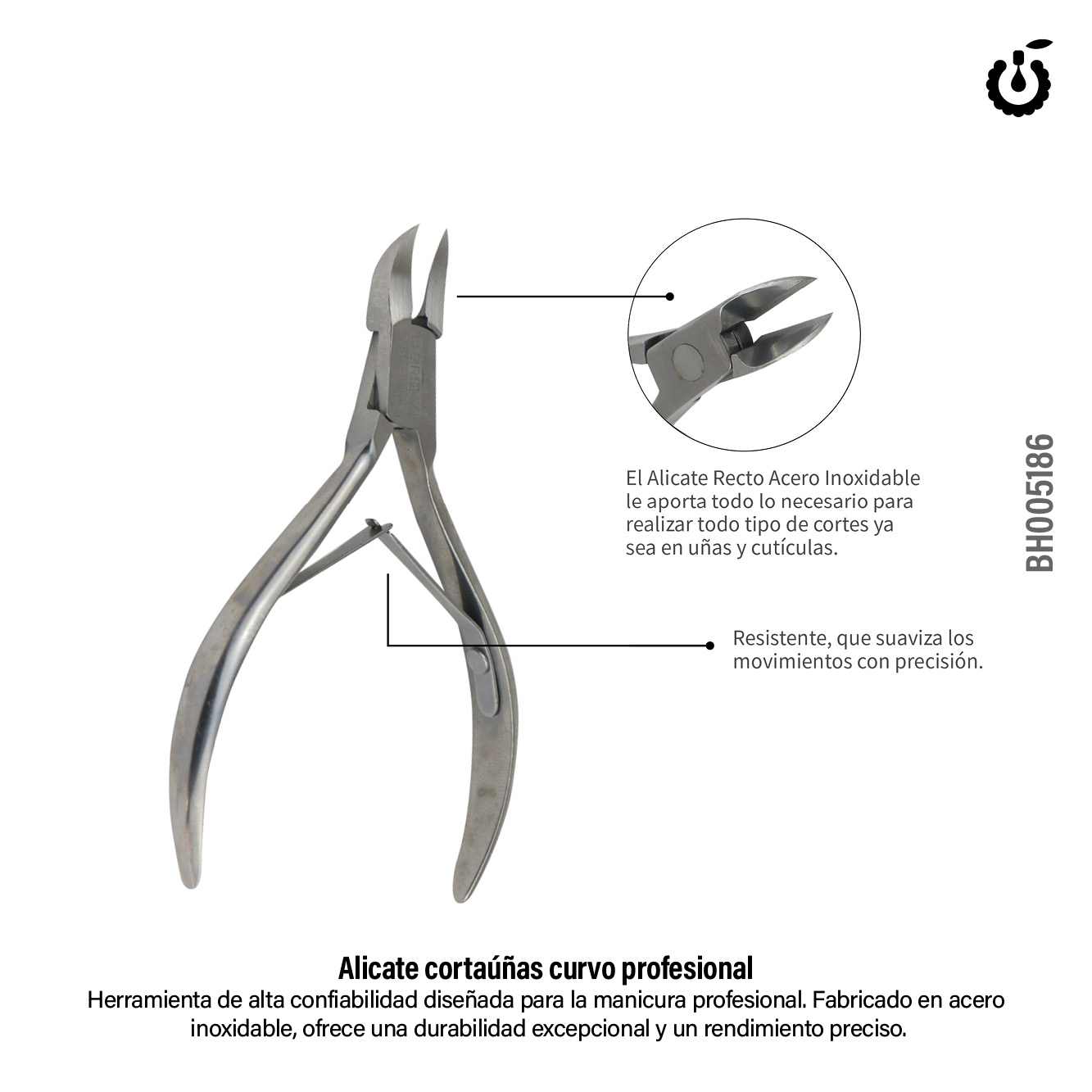 Alternative view of Alicate grande curvo (BH005186)