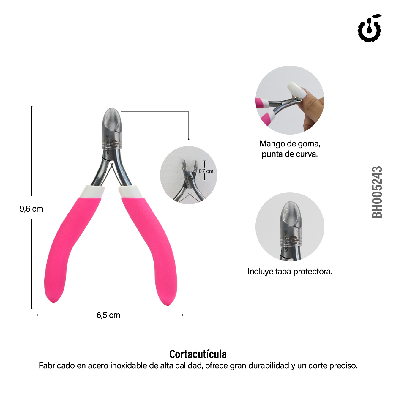 Alternative view of Corta cuticulas mango rosa Cherimoya (BH005243）