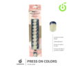 Press on Colors Cherimoya 30 pcs (Nail Tips autoadhesivo) 2-88-ZH036