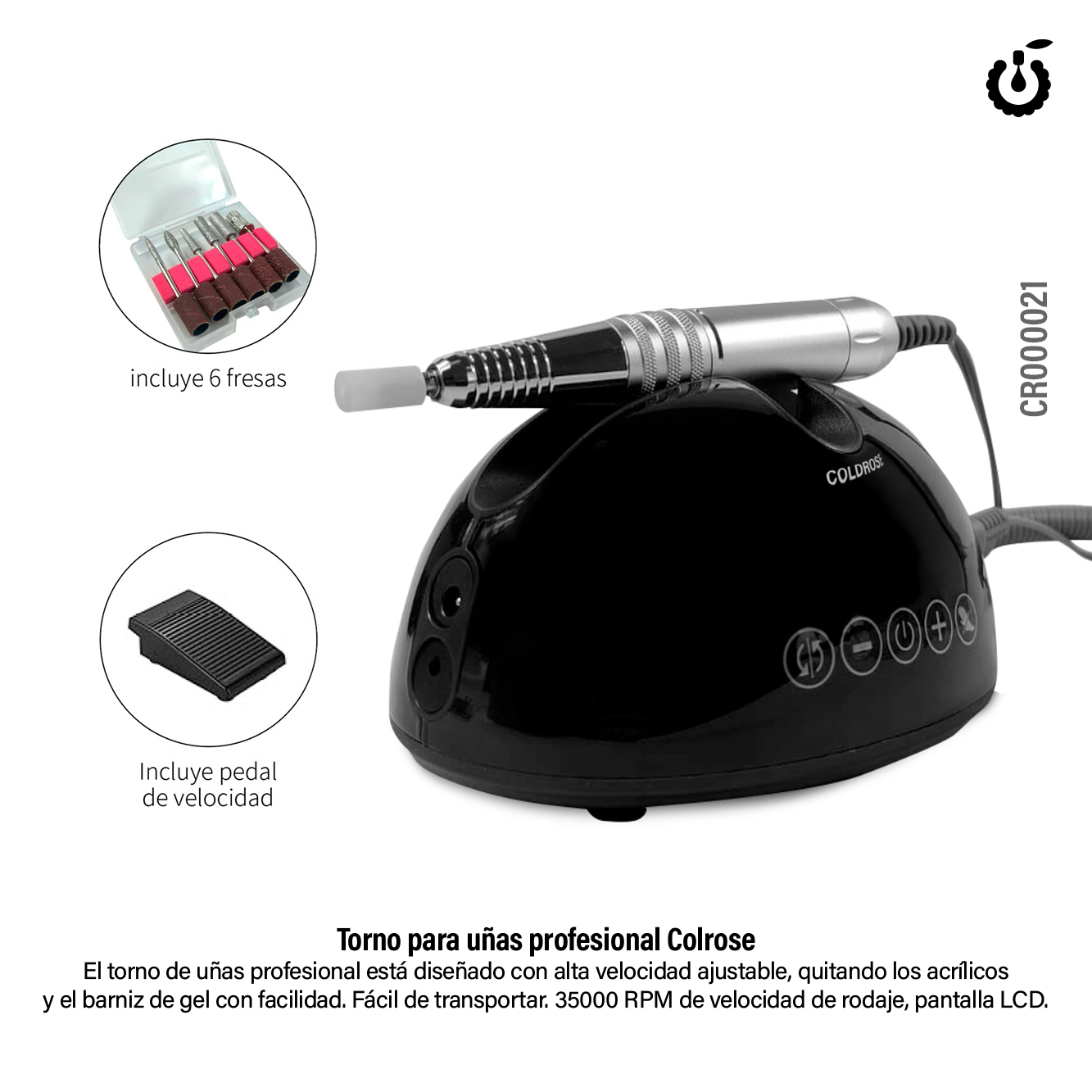 Torno negro coldrose (CR000021) - Image 3