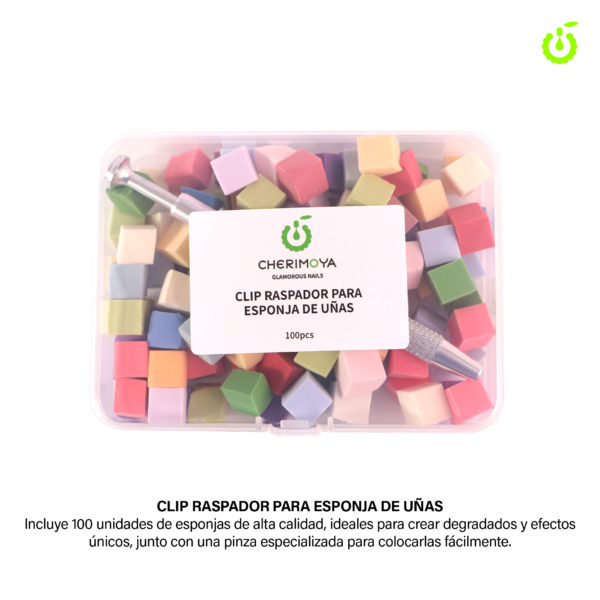 Kit de Pinza + Esponja para uña  BH018049