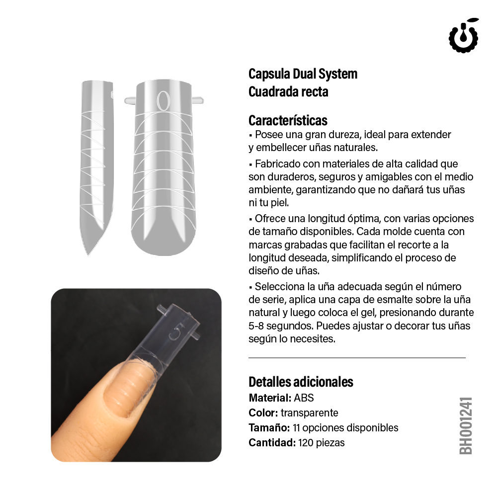 Alternative view of Capsula Dual System Coffin 120pcs (BH001241)