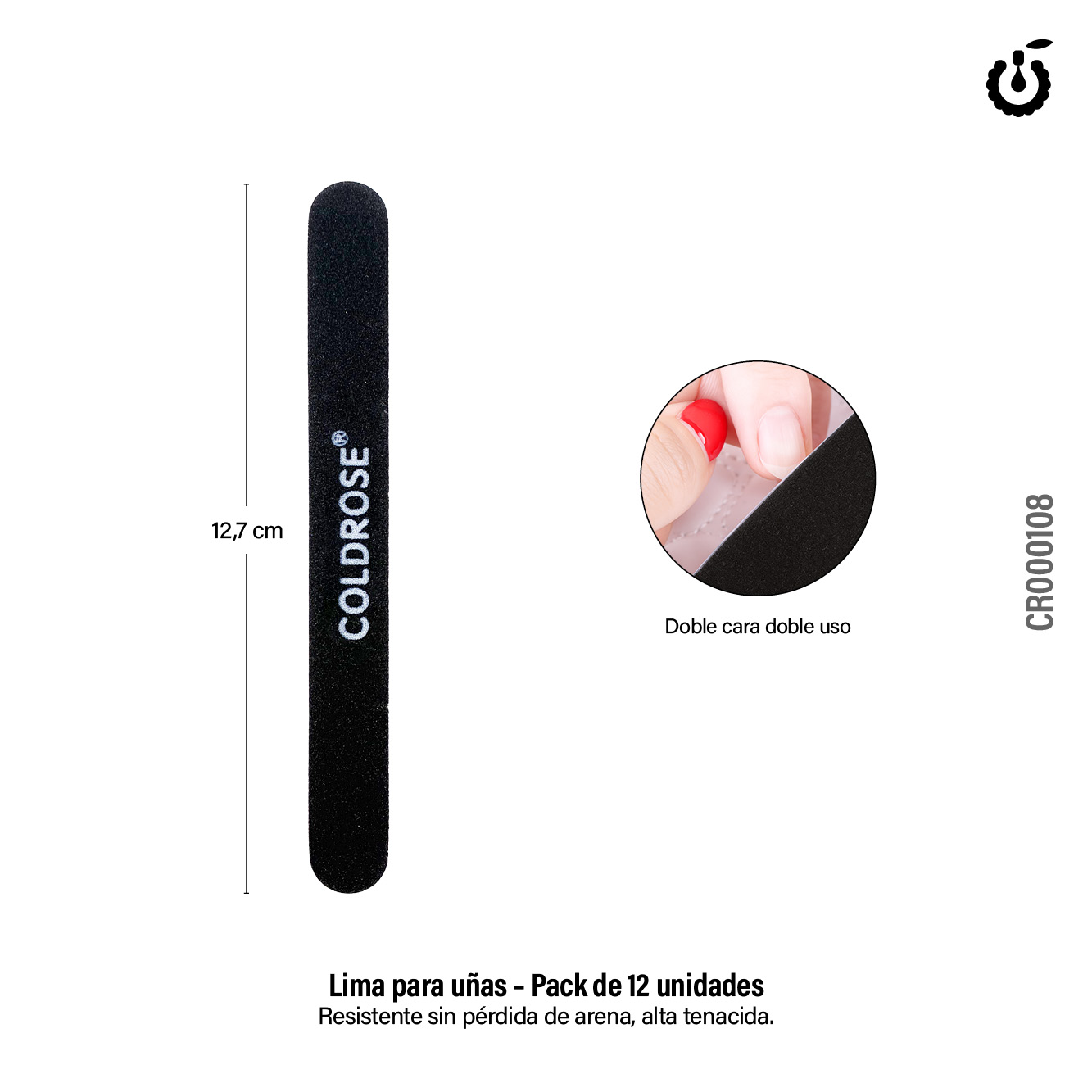 Alternative view of Lima 100/180 por 12pcs Coldrose (CR000108)