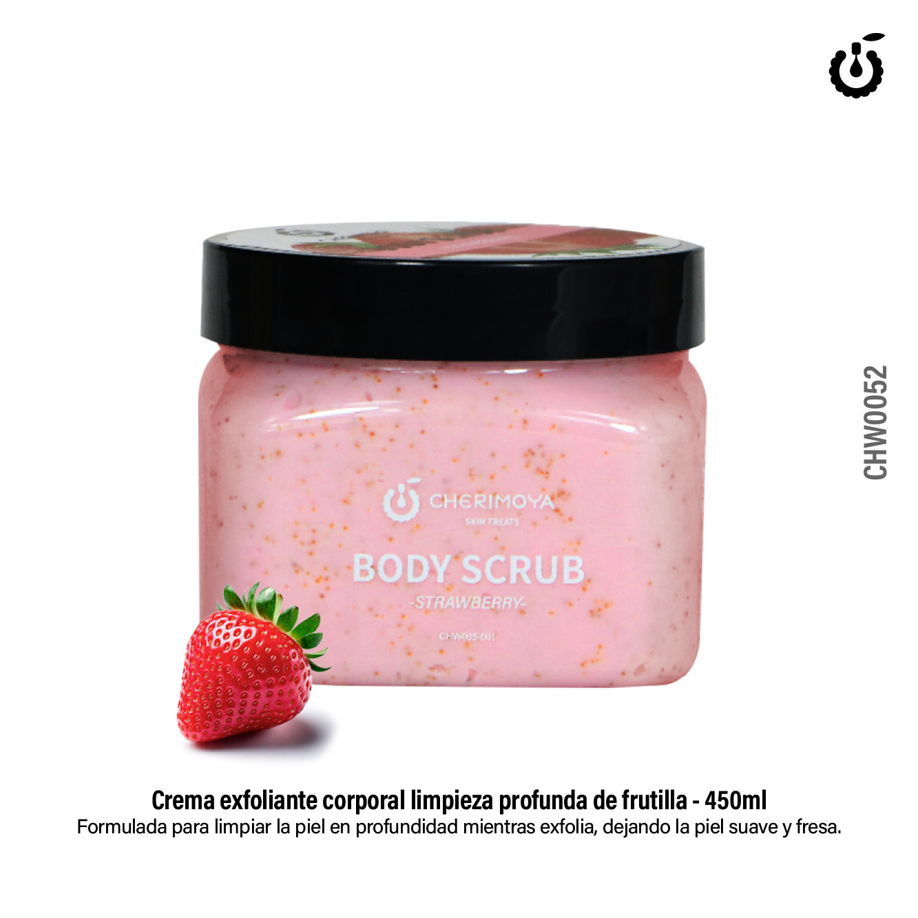 Crema Exfoliante de Frutilla (CHW005)