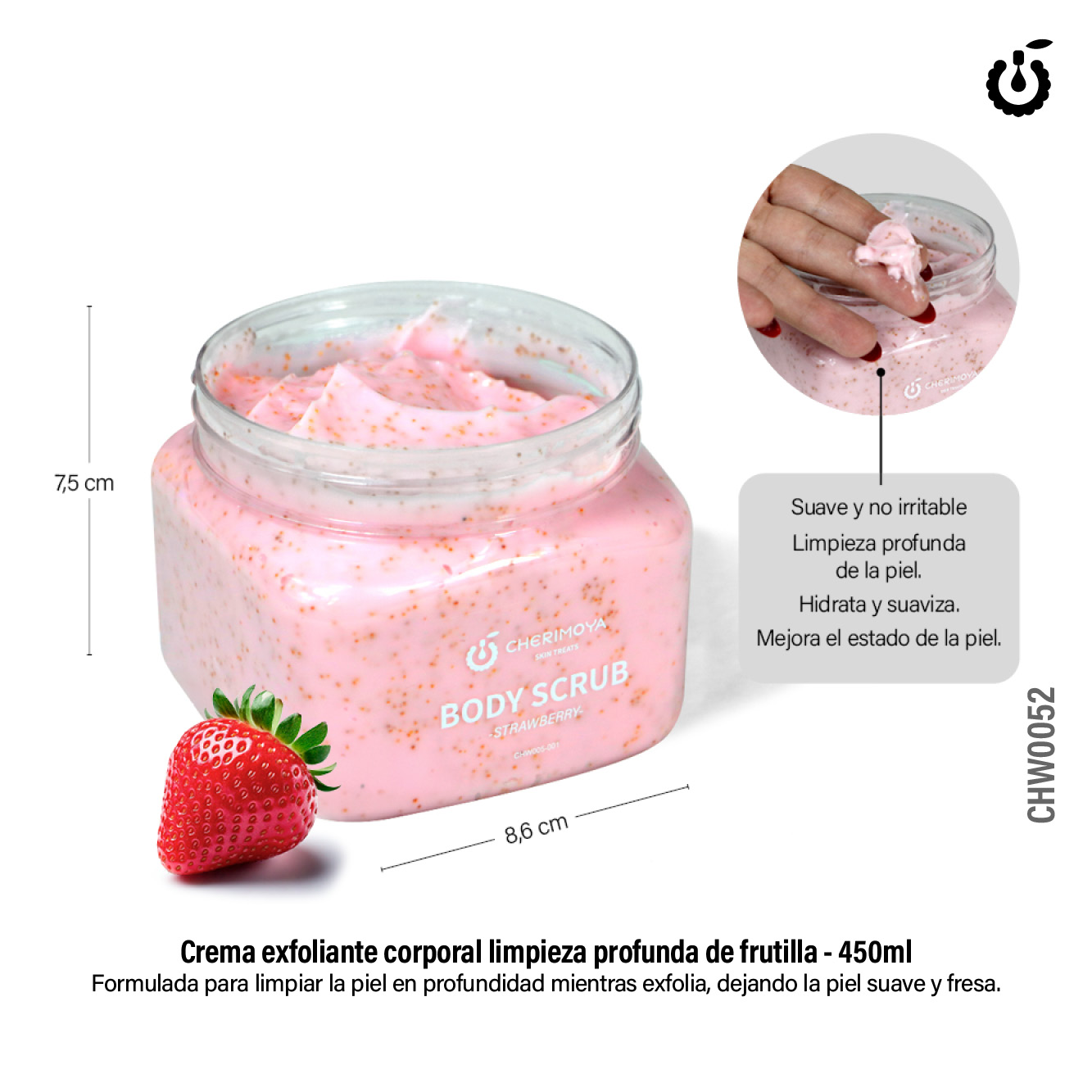 Alternative view of Crema Exfoliante de Frutilla (CHW005)