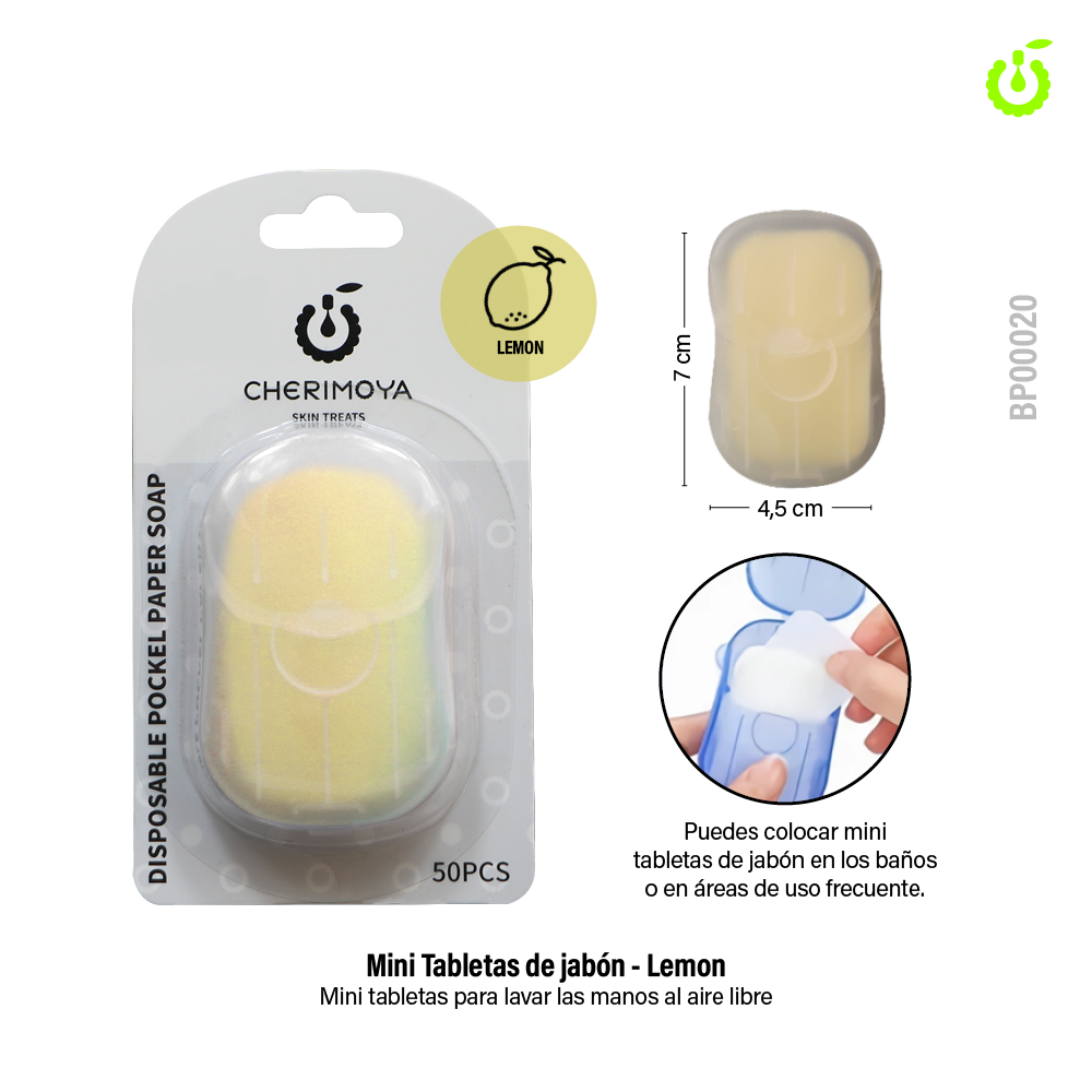Láminas De Papel Para Jabón  LIMON (BP00020-LI)