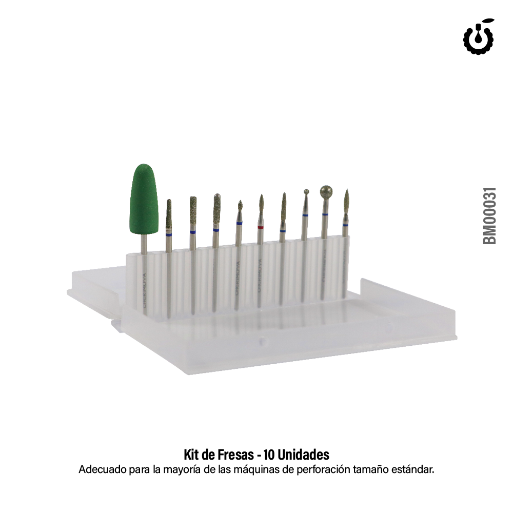Kit de Fresa 10pcs (BM00031)