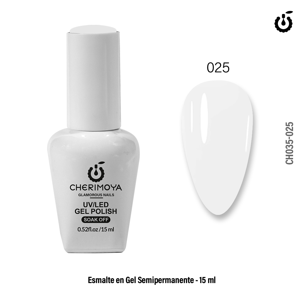 Esmalte Semipermanente 15ml Cherimoya  #025 CH035