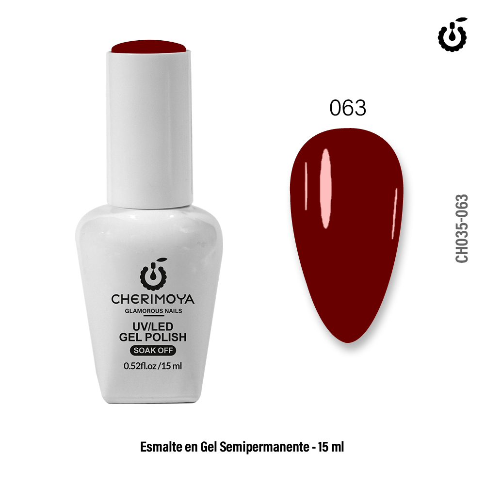 Esmalte Semipermanente 15ml Cherimoya  #063 CH035