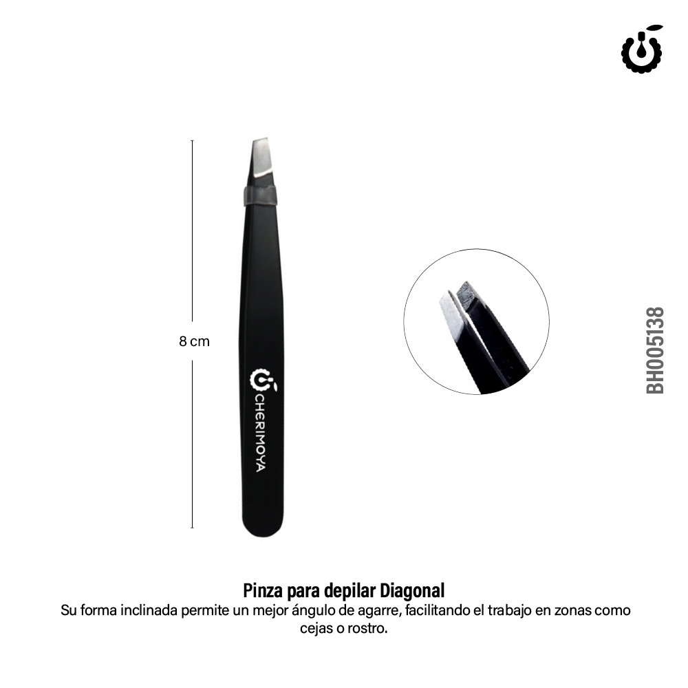 Pinza para depilar Diagonal Cherimoya (BH005138)