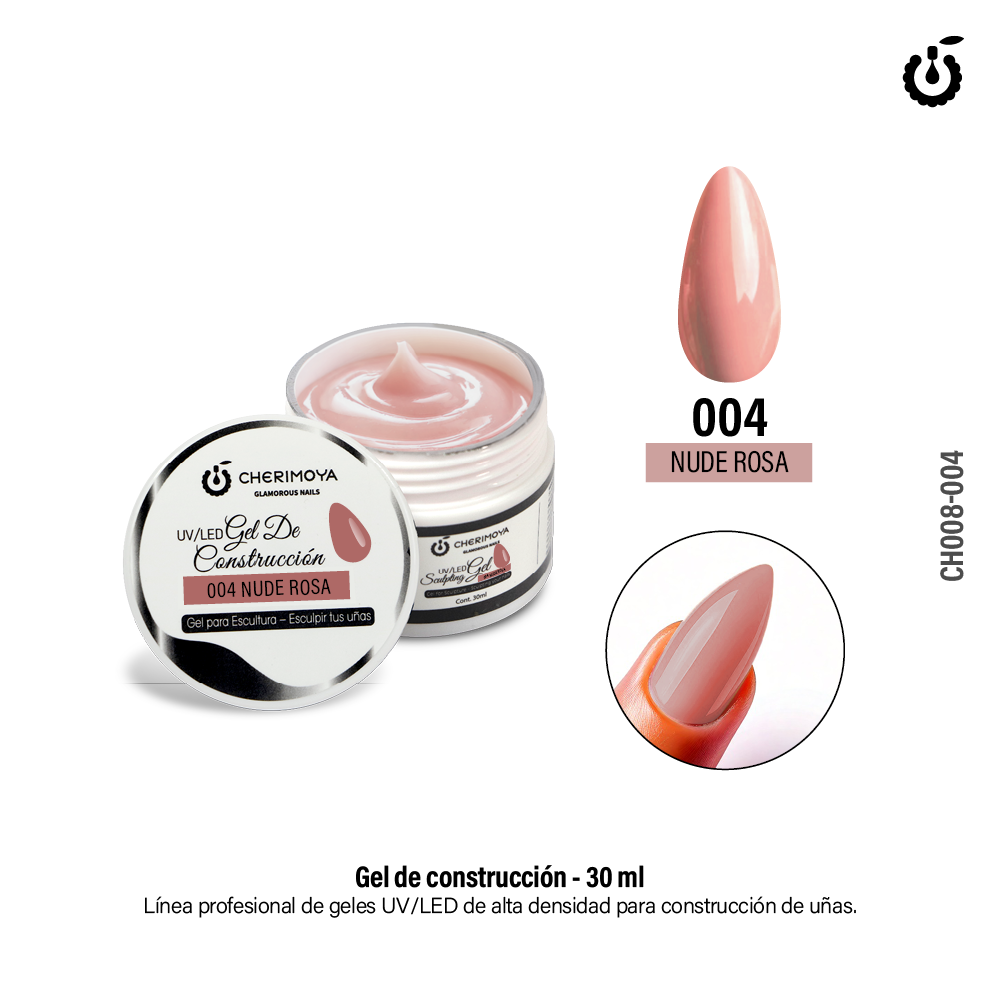 Gel de Construcción 30ml #004Nuede RosaUv/Led   (CH008-004)