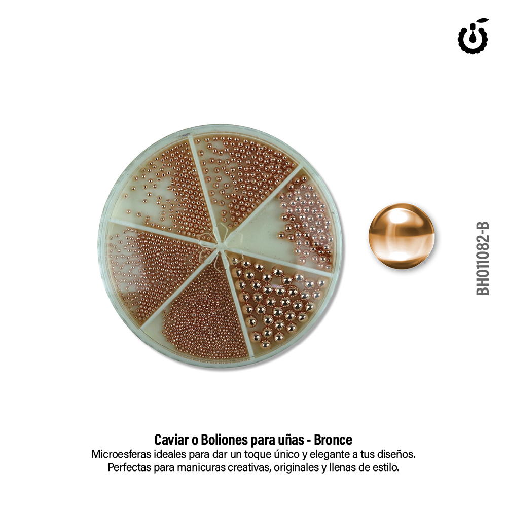 Caviar Decoración para uñas (Bronce)