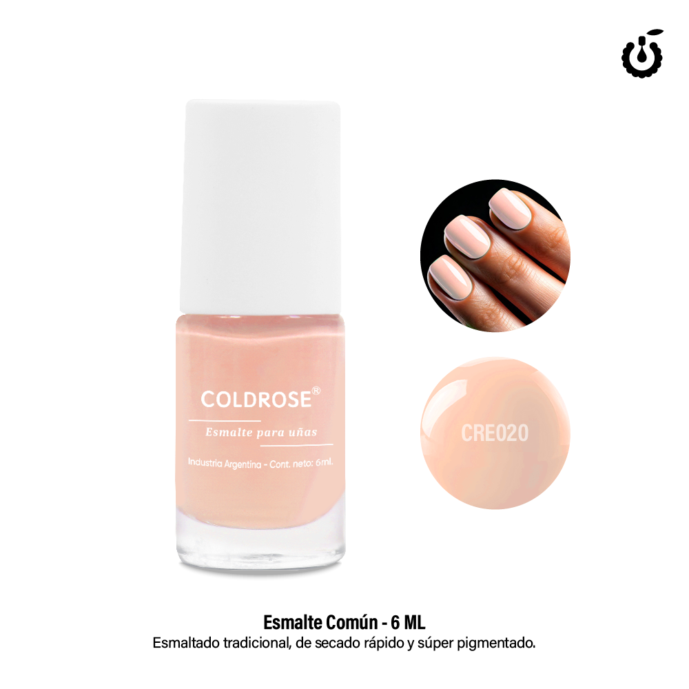Esmalte Común Cremoso 6ml #020 (CRE020)