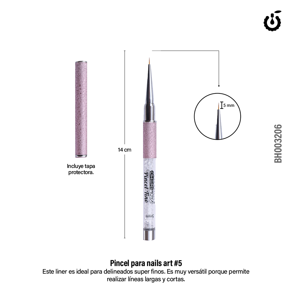 Pincel ProfesionaL Liner 5mm Cherimoya