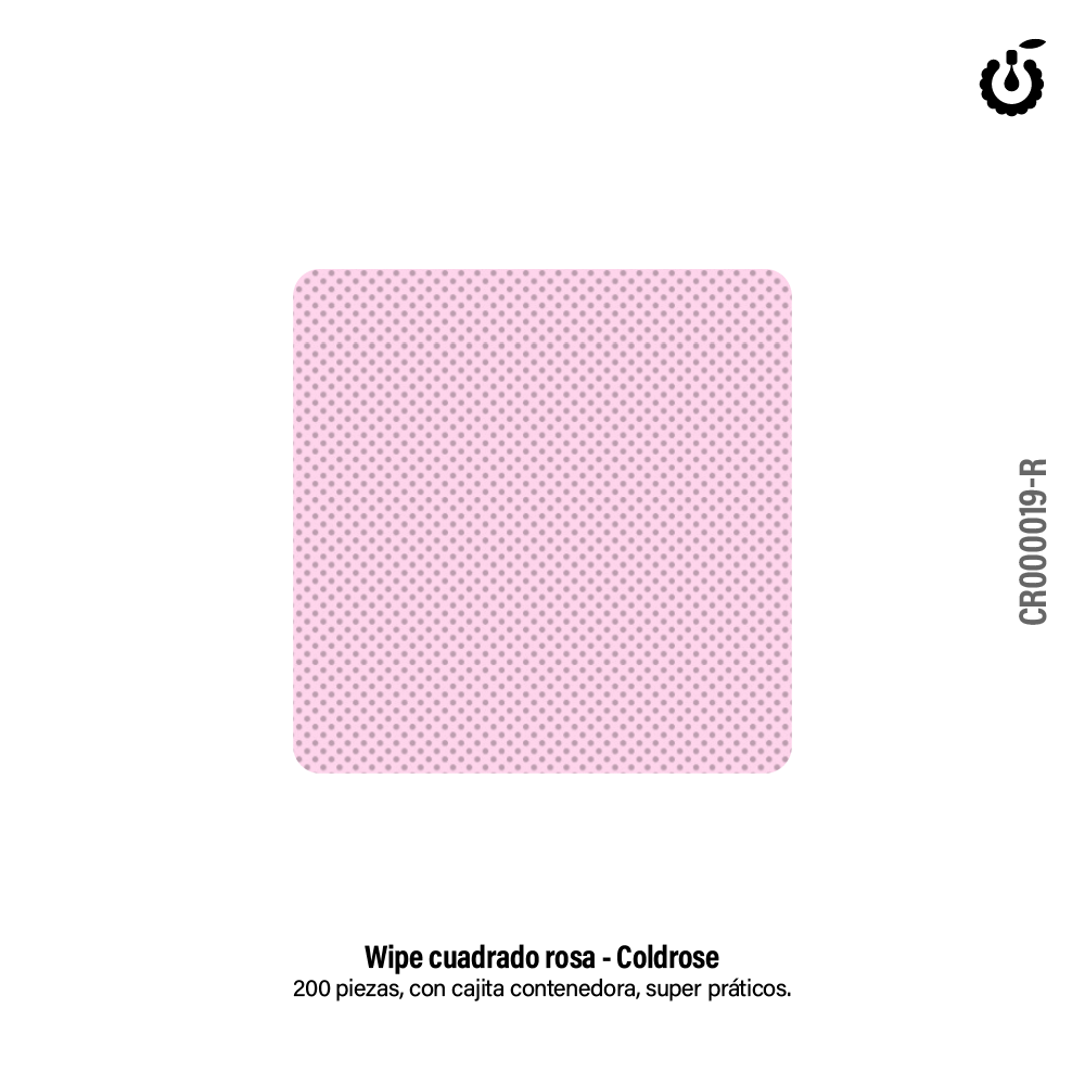 Alternative view of Wipes limpiador sin pelusa COLDROSE  ROSA x 200u (CR000019-R)