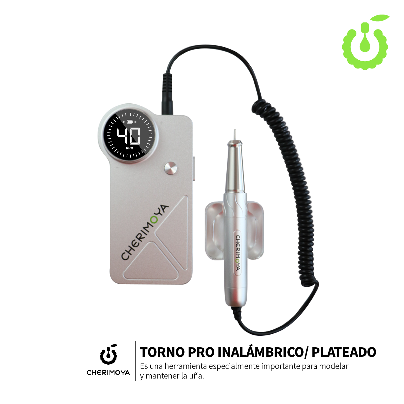 Torno PRO Drill Profesional Cherimoya (Colores NEGRO o PLATEADO) (BH003318) - Image 3