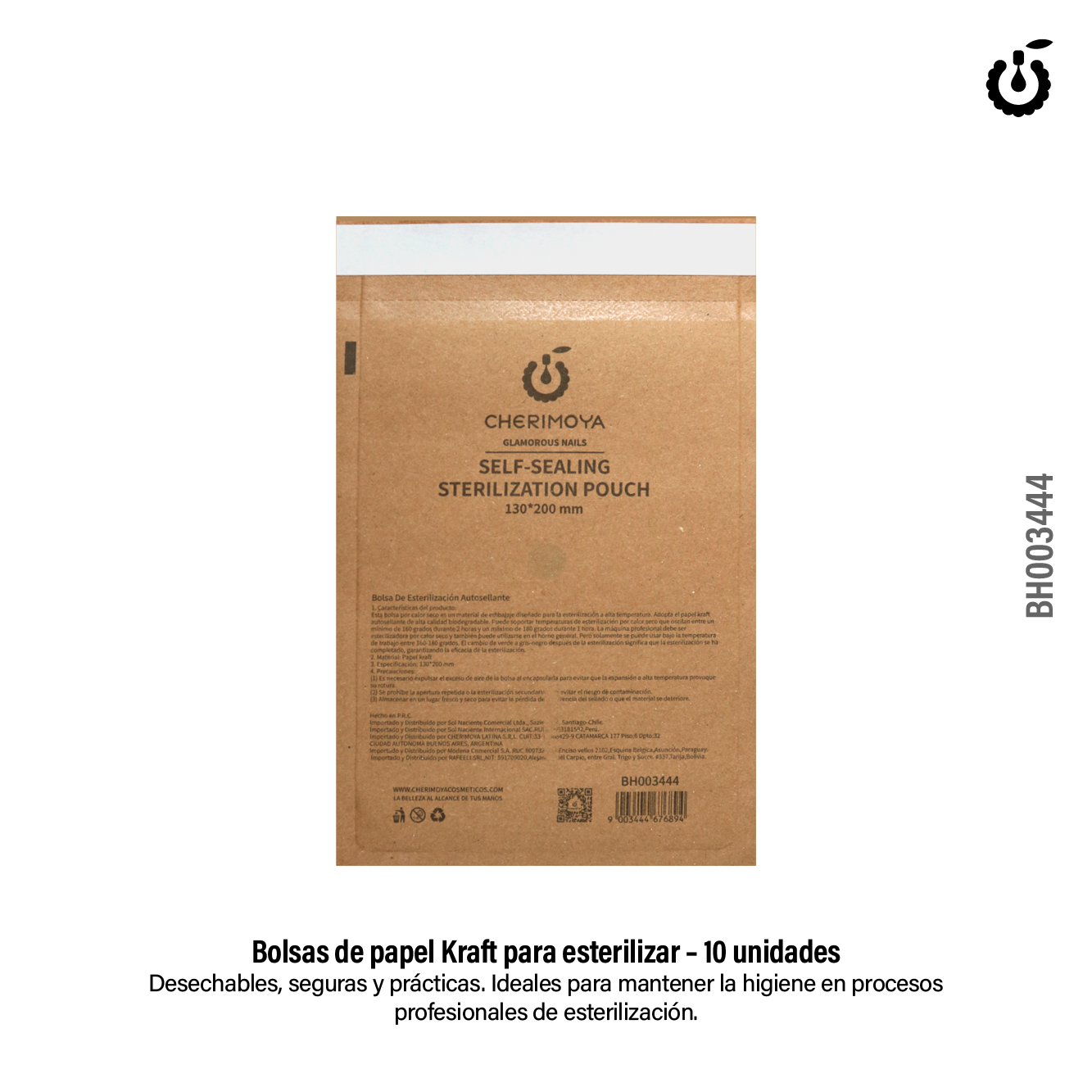 Bolsa de Papel Kraft Para Esterilizar Cherimoya X 10PCS (BH003444)