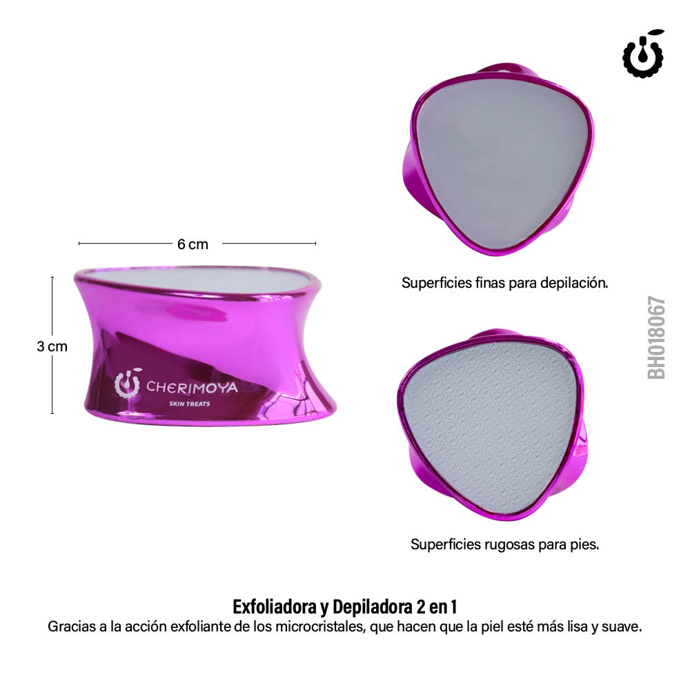 Alternative view of Depiladora de cristal doble (BH018067)