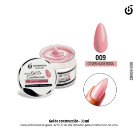 Gel de Construcción 30ml #009 Cover nude rosa Uv/Led