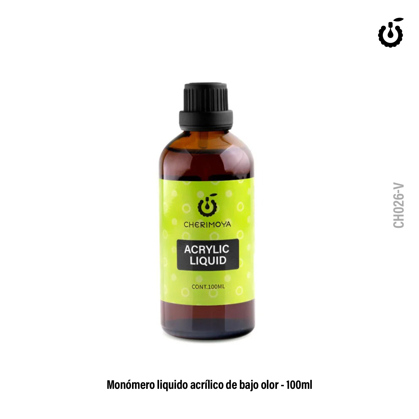 Monomero Liquido Acrílico De Bajo Olor 100ml Cherimoya (CH026-V)