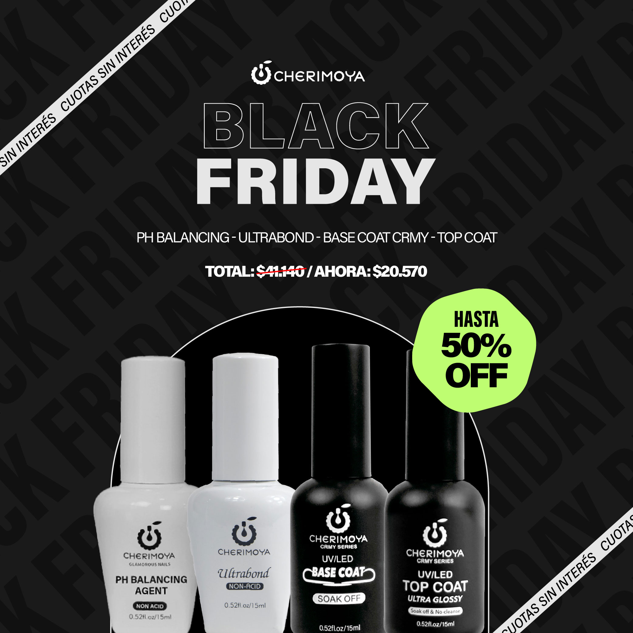 (01 Combo) 1 Ph Balancing + 1 Ultrabond + 1 Base Coat CRMY + 1 Top Coat CRMY 15ML