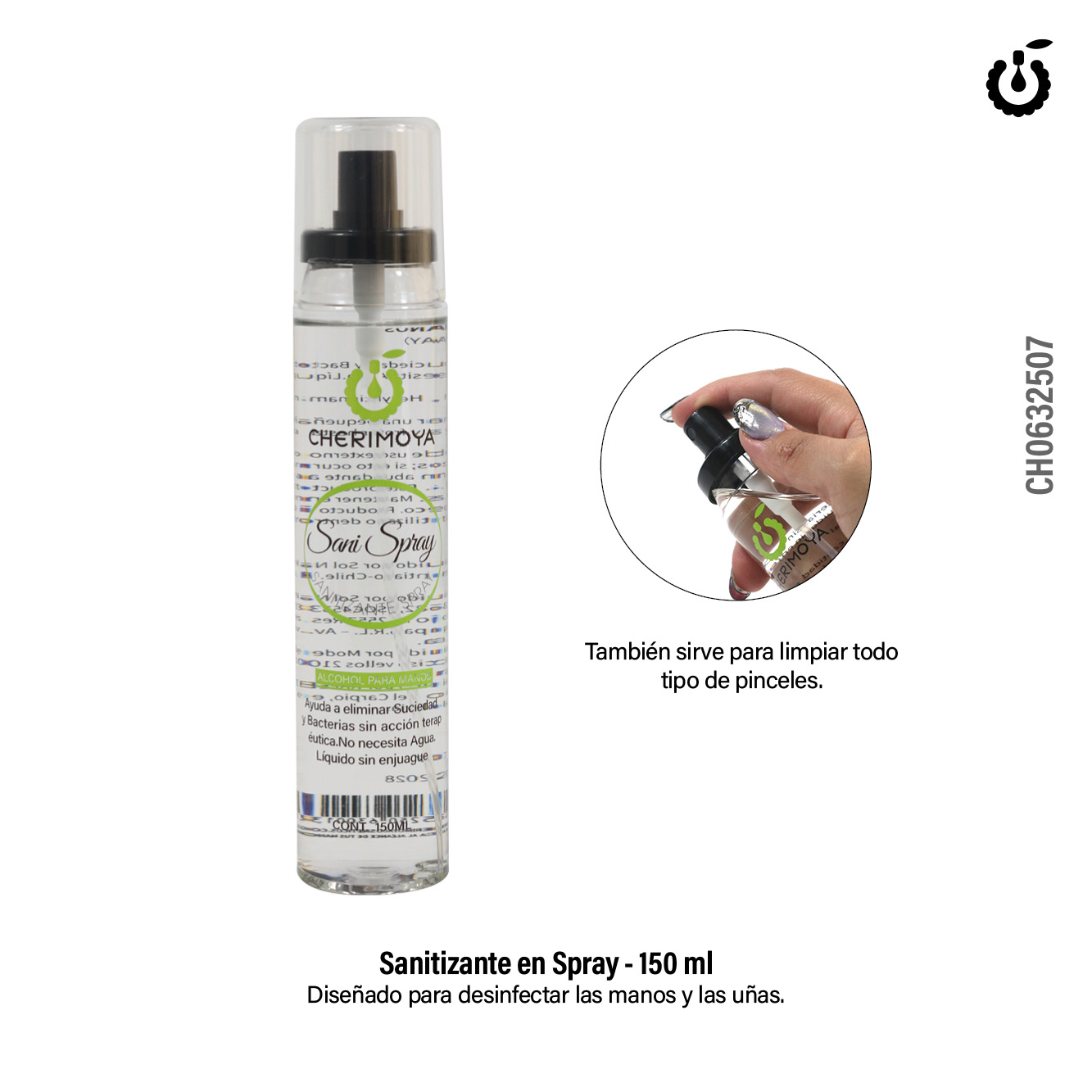 Sanitizante en Spray 120ml Cherimoya (CH063) - Image 2