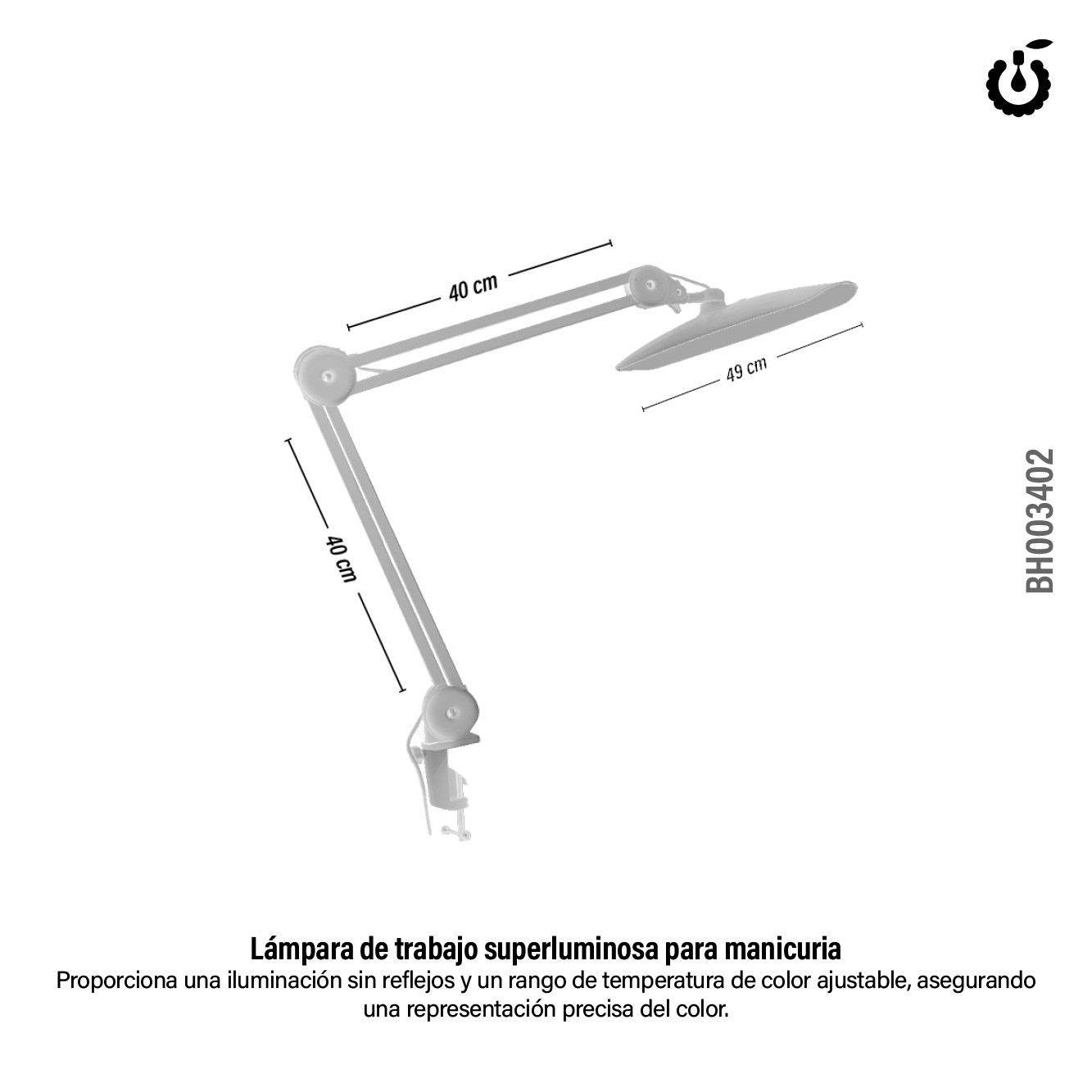 Lampara Led de mesa manicura (BH003402)