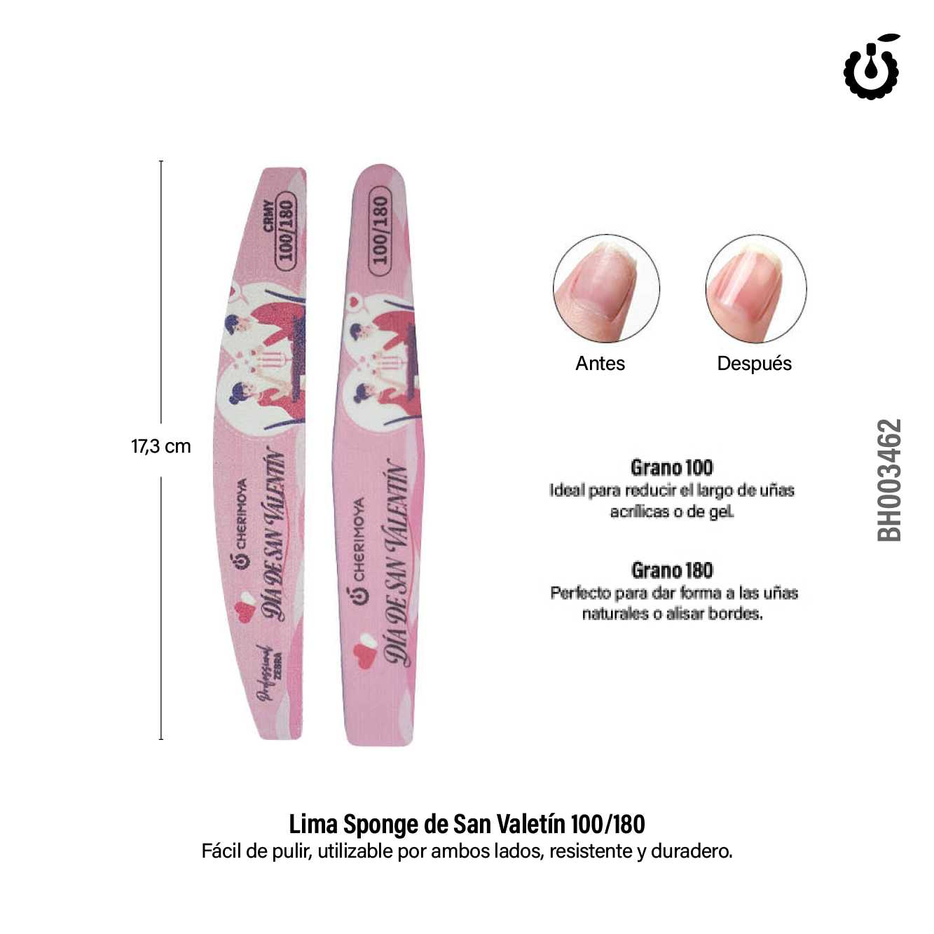 Alternative view of Lima Sponge San Valentin 100/180 por 2pcs (BH003462）